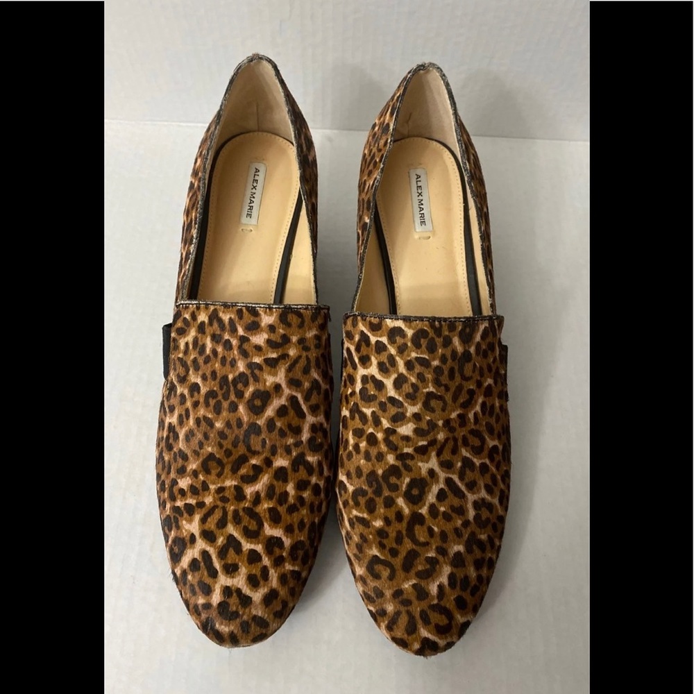 Ponyhair leopard print shoe size 11